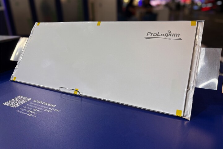 ProLogium 100% silicon composite anode battery