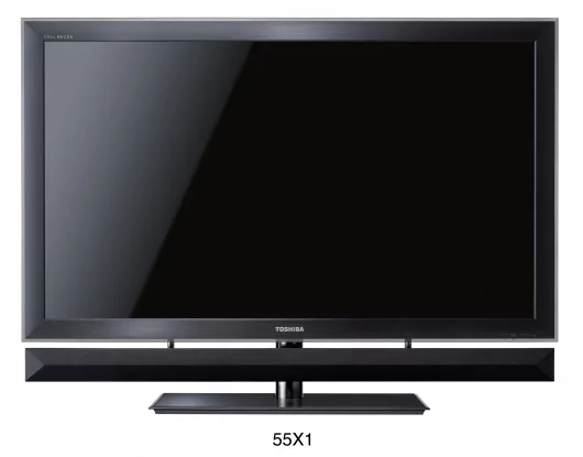 The Toshiba Regza 55X1 LED TV - boasts a contrast ratio of 5,000,000:1