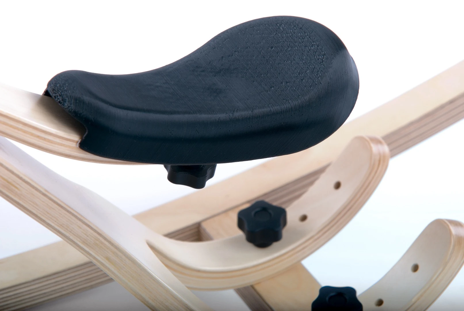 The seat is adjustable