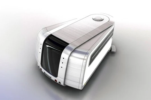 Odorico Pordenone expandable trailer by Jakub Novak - rear view