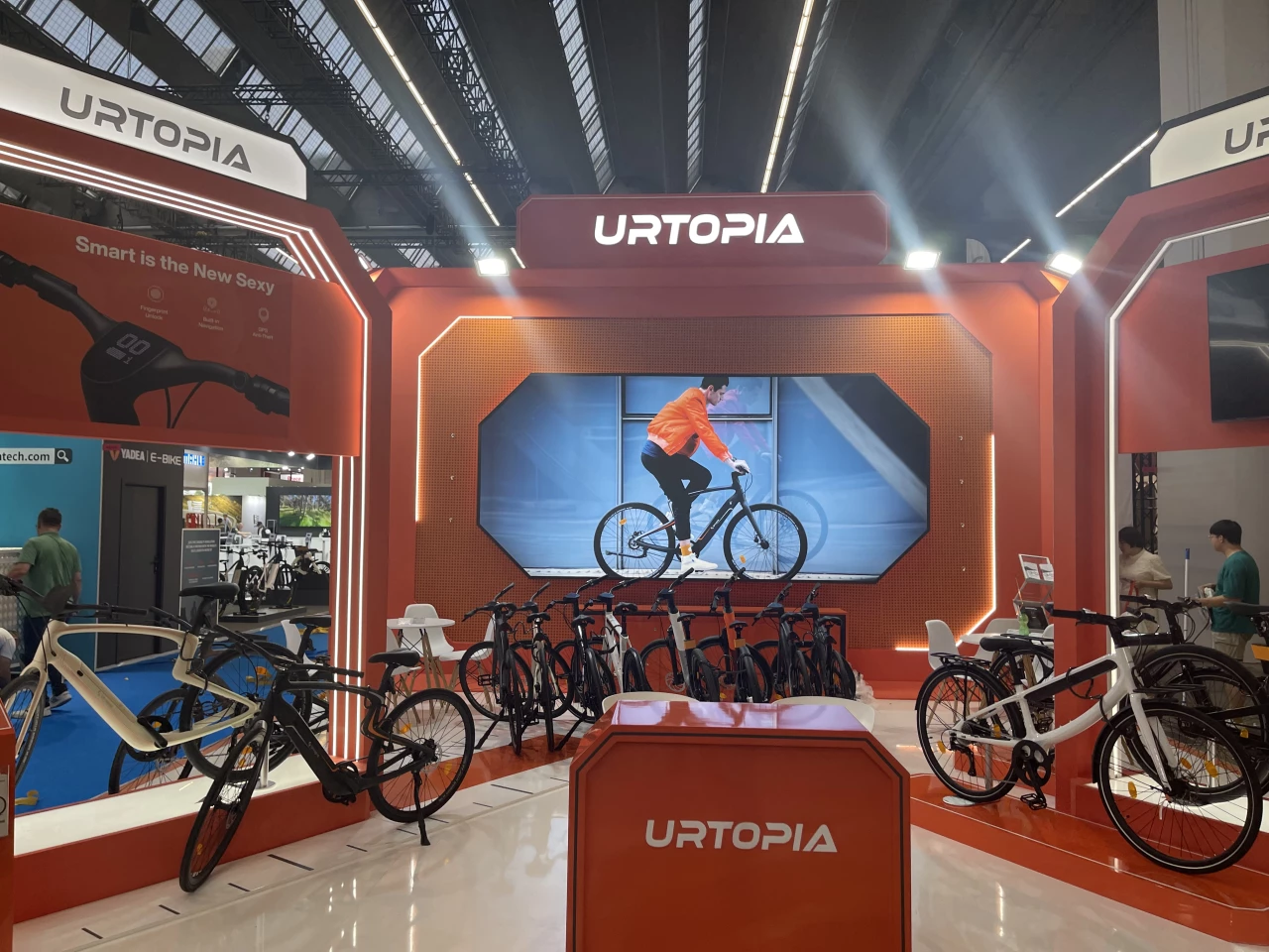 The technical demonstration of Urtopia's AIoT technology with ChatGPT integration made its debut at Eurobike 2023 in Frankfurt, Germany
