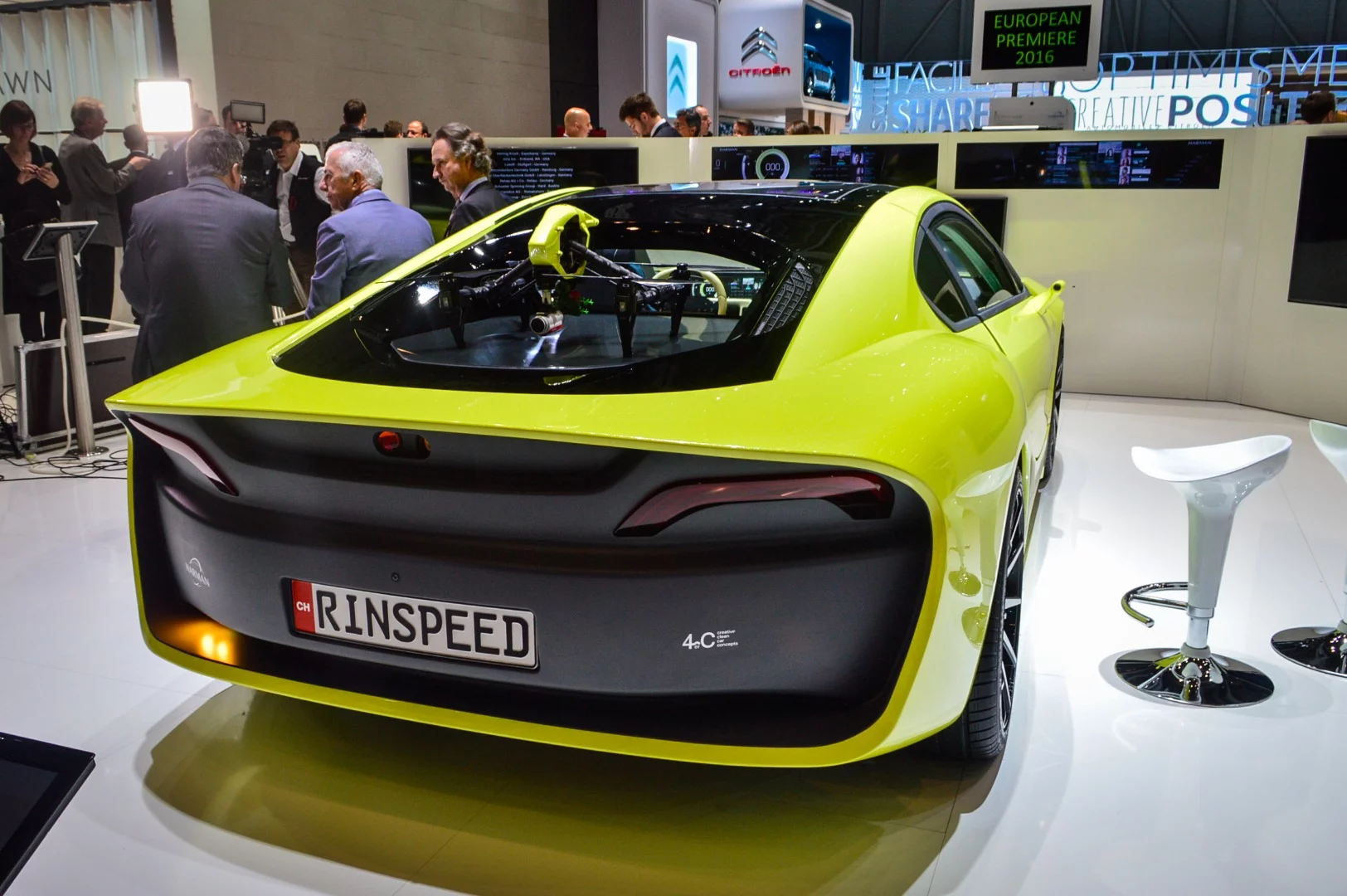 Rinspeed shows a look at a BMW i8-based autonomous car concept