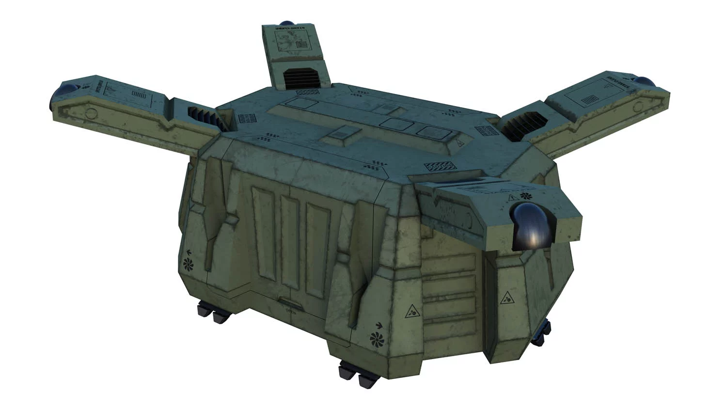 Heavy Lift with ion thruster deployed