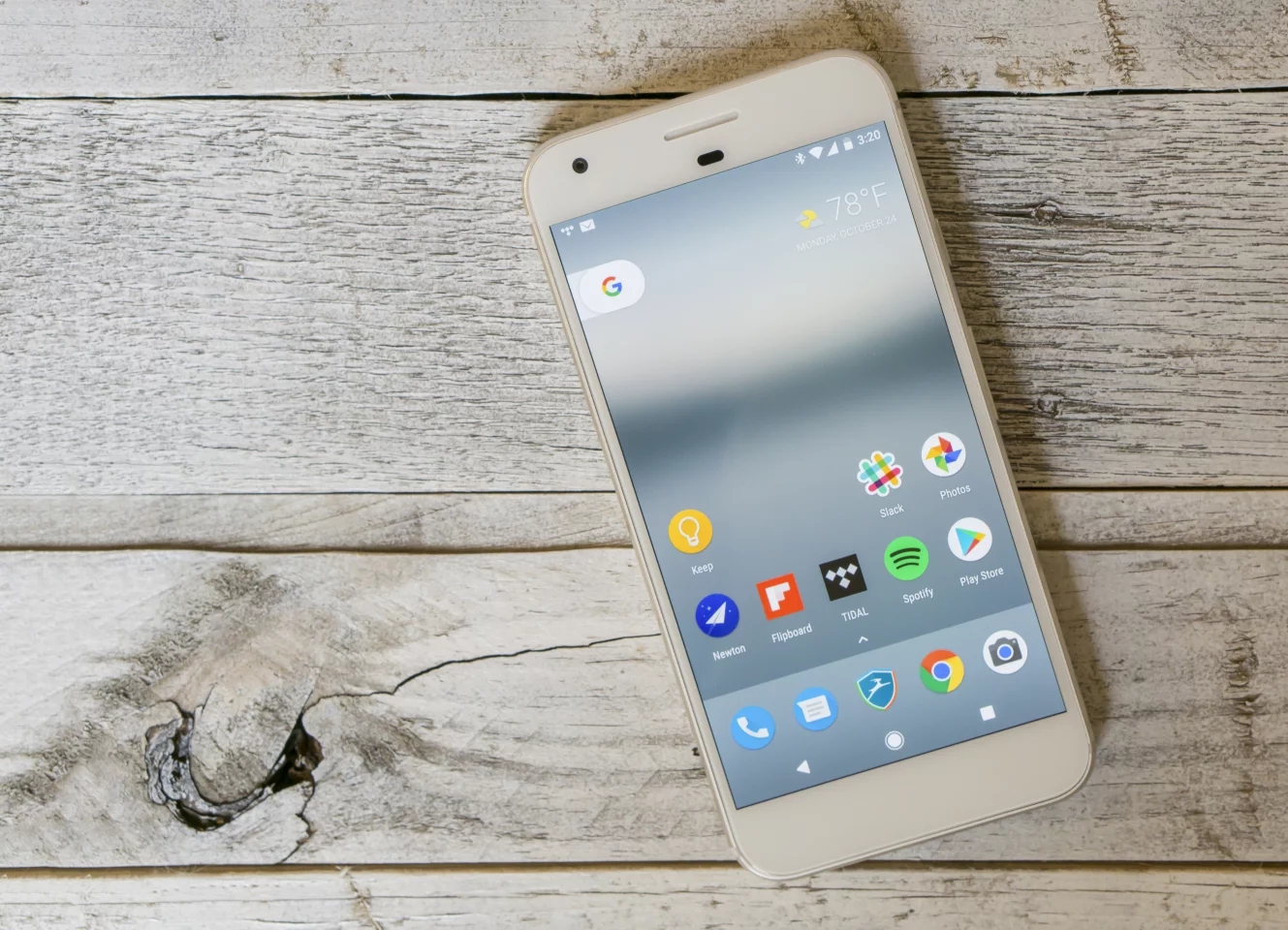 Google Pixel XL, the larger of the two 2016 flagships, with a 5.5-inch screen