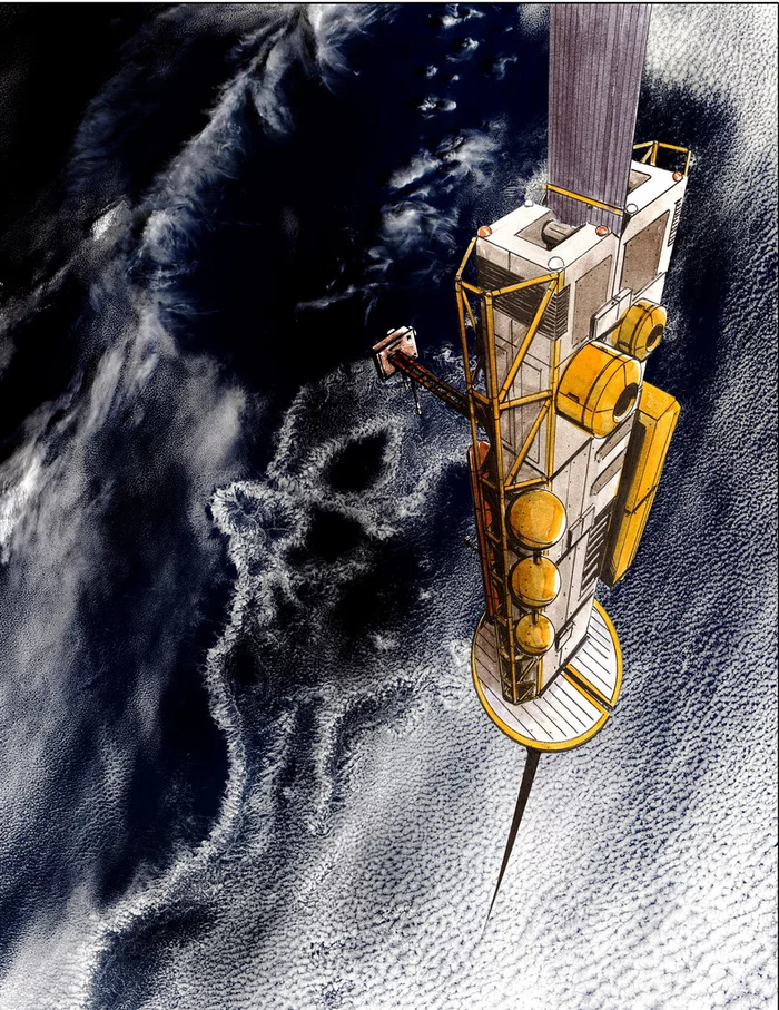 Artist's concept of a space elevator climber (Image: LiftPort)