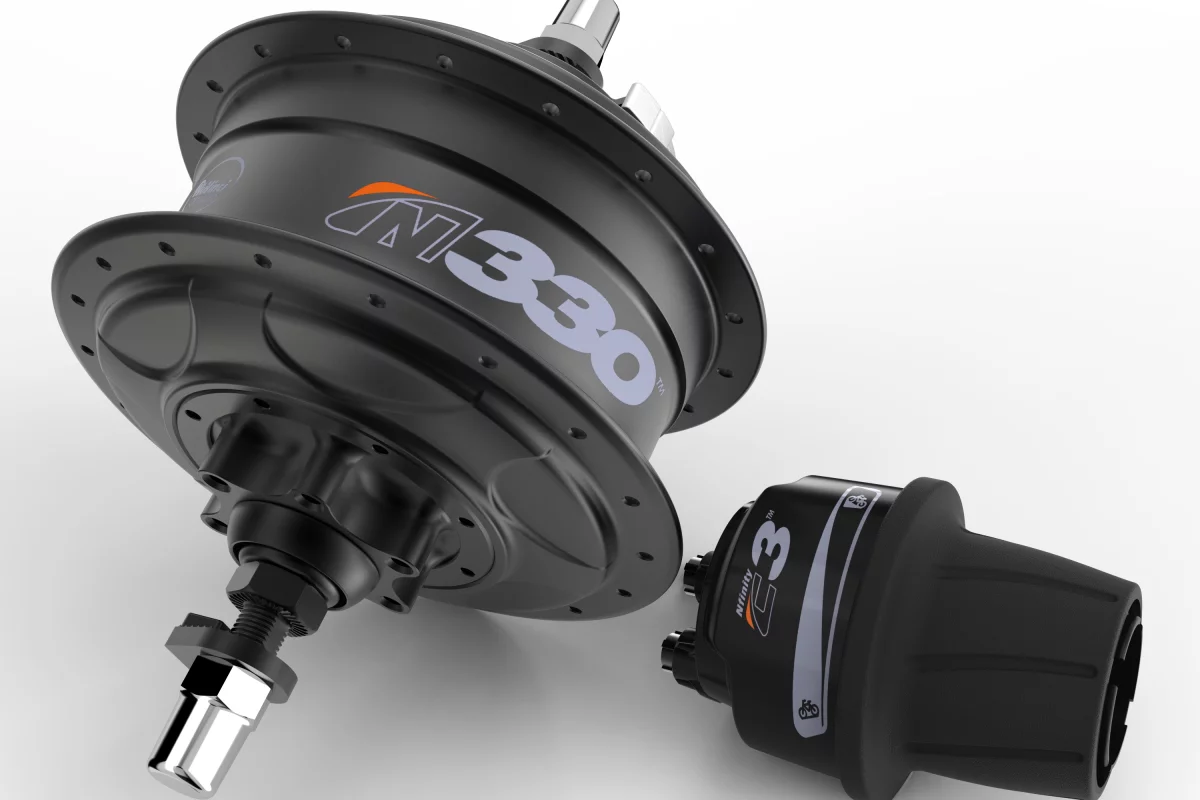 The NuVinci N330 planetary hub transmission, with its C3 controller