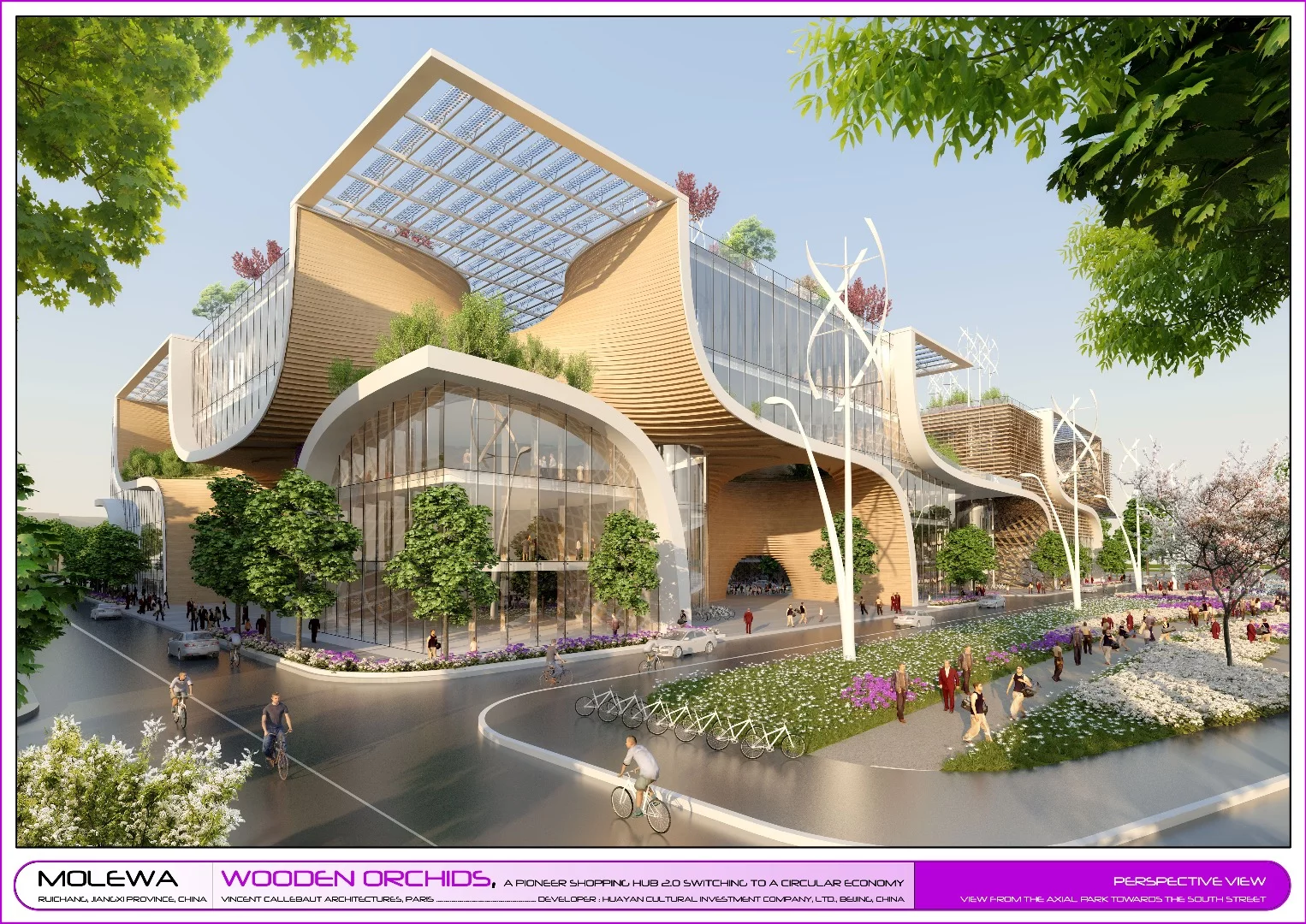 Large multi-level carparks are located underground