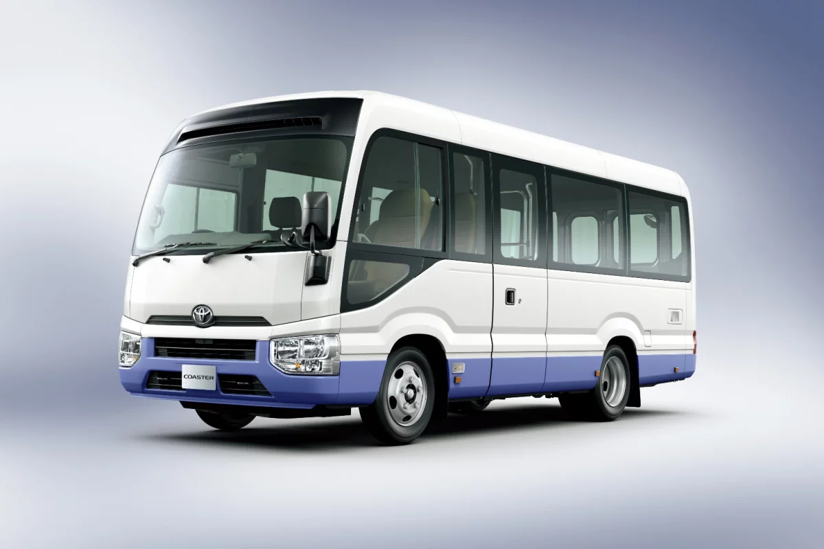 The new Toyota Coaster