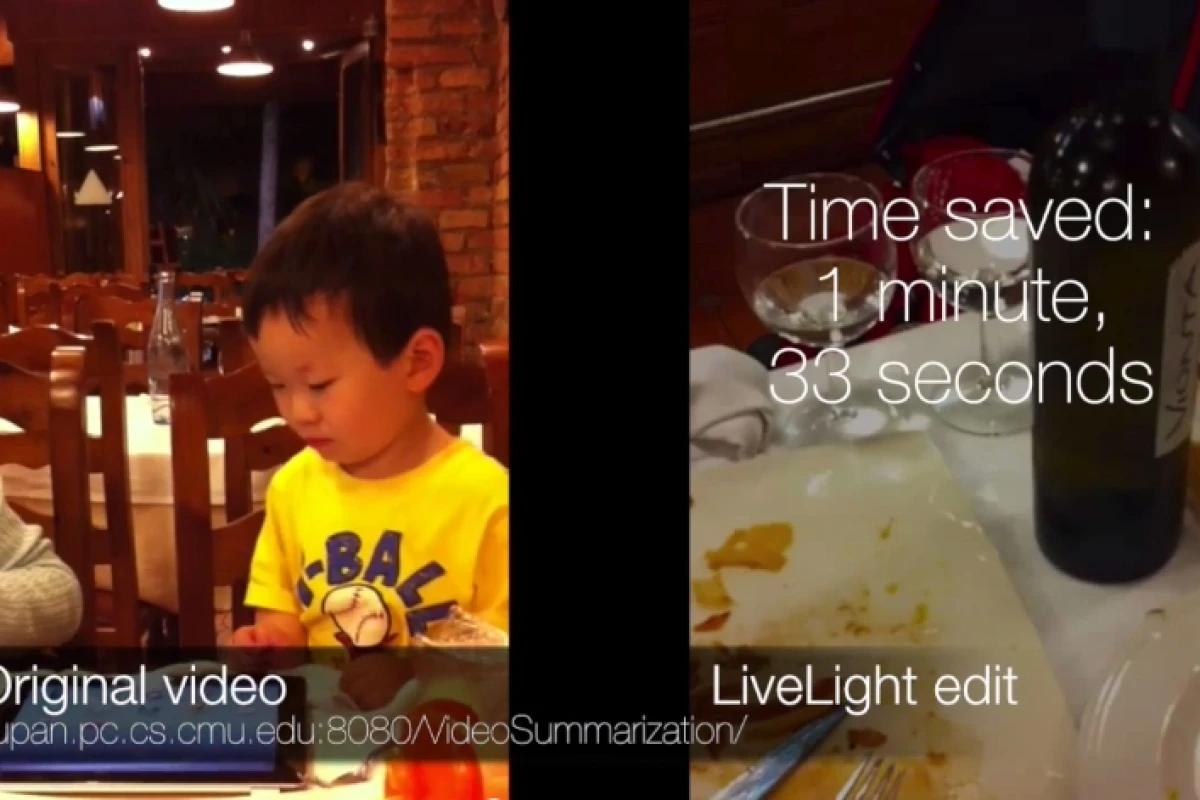 A demonstration of the LiveLight technology (Image: Carnegie Mellon University)
