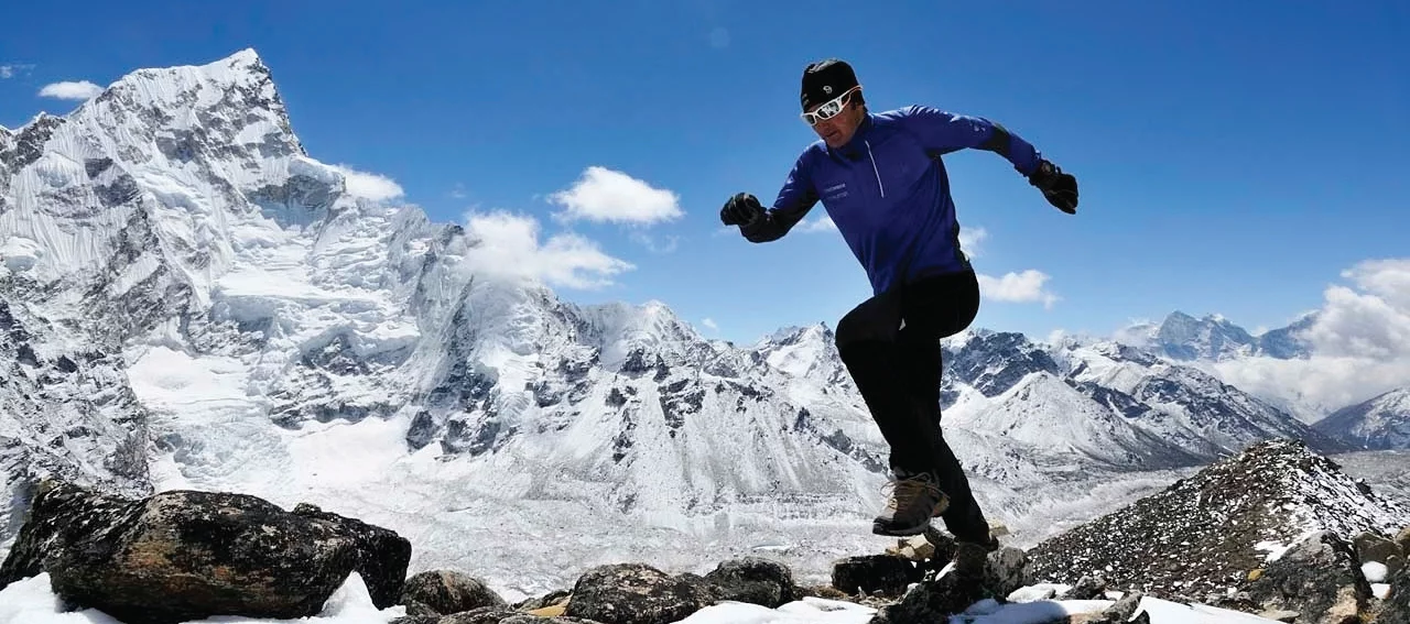 Mountain Hardwear's Dry.Q water-proof breathable fabric is among a new breed of sporting apparel (Photo: Athlete Ueli Steck, Photo Credit: Robert Bosch / Mountain Hardware)