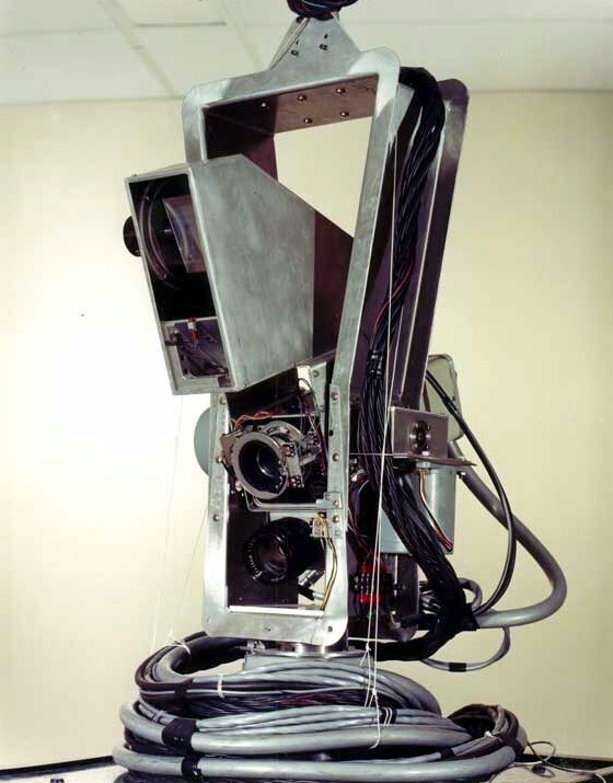 Shakey's head contained a TV camera and rangefinder
