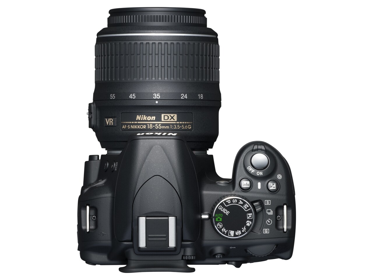 An integrated dust reduction system helps keep the sensor free of image-ruining accumulations and the company's Vibration Reduction II technology helps to eliminate camera shake