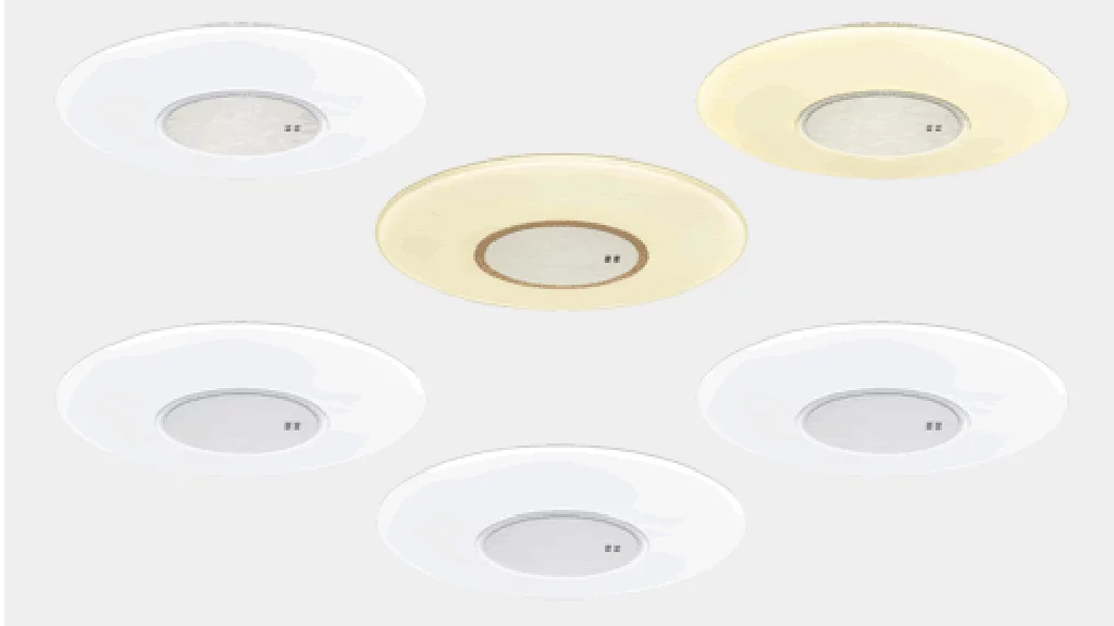 The six new models of LED ceiling lights from Sharp
