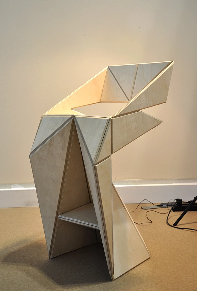 Be.st chair is made from a single piece of wood, by Stefano Belingardi (Photo: Edoardo Campanale/Gizmag.com)