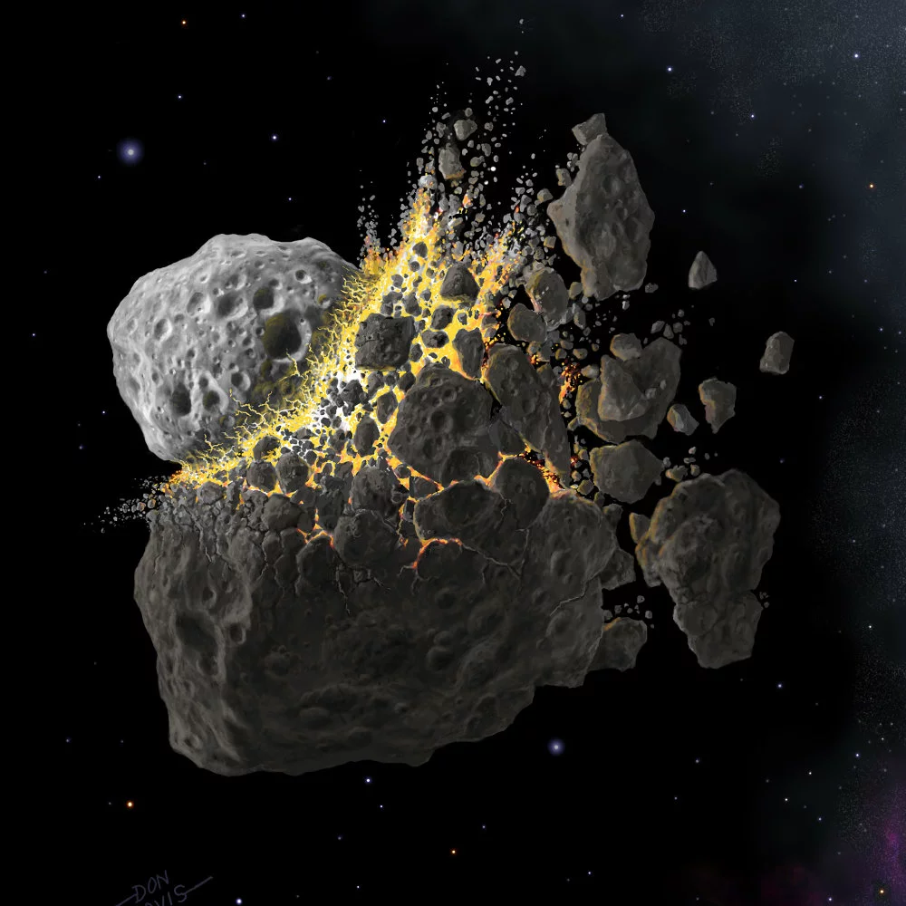 Researchers have found that 85 percent of asteroids in the inner belt could have come from just five or six ancient minor planets
