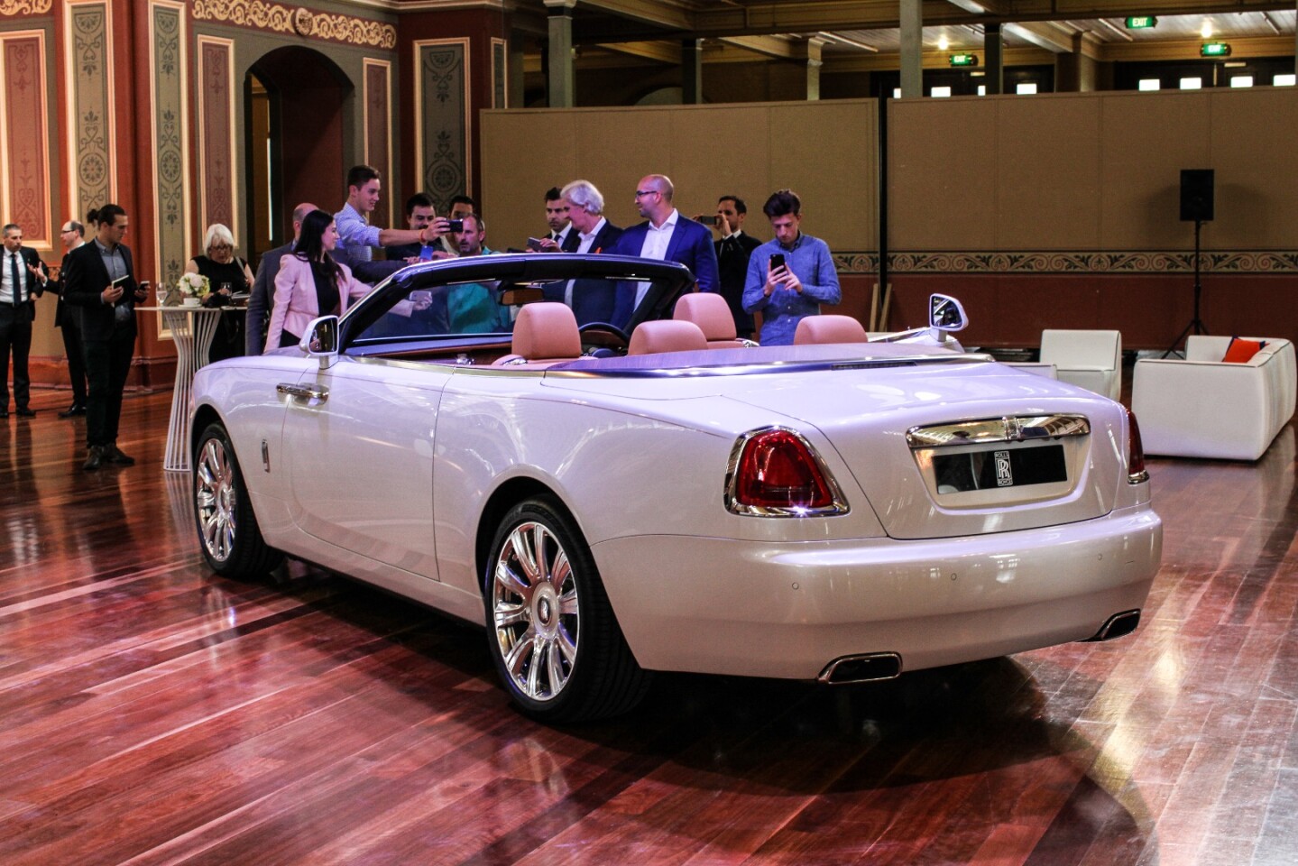 The rear deck is designed to emulate the boat-tails of old Rolls Dropheads
