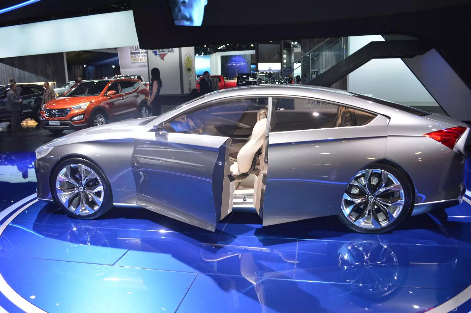 The Hyundai HDC-14 Genesis concept at the North American International Auto Show