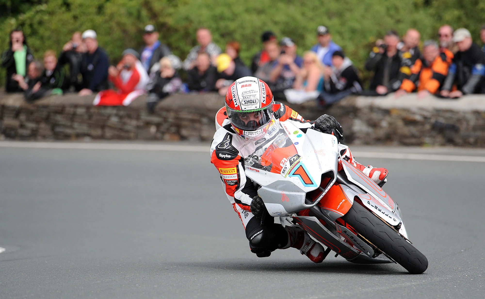 Rutter on the 2012 Motoczysz during the 2012 race