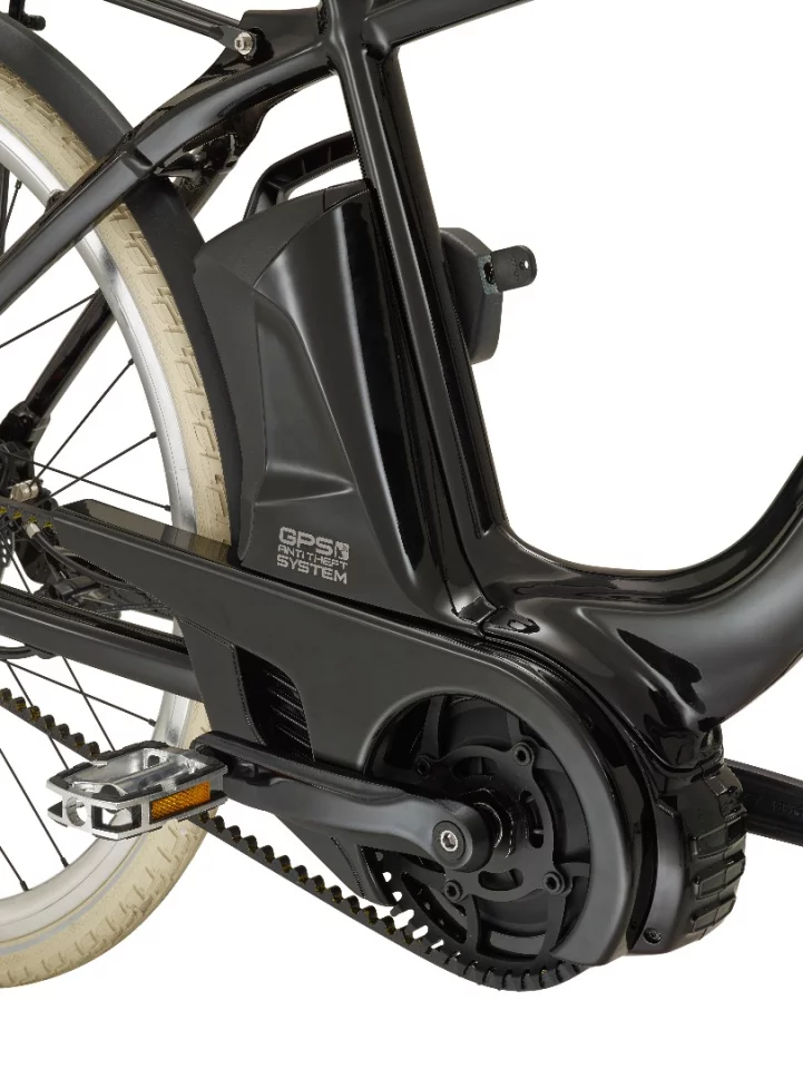 The Wi-Bike's 418 Wh Li-ion battery offers between 60 and 120 km of motor assist range per charge