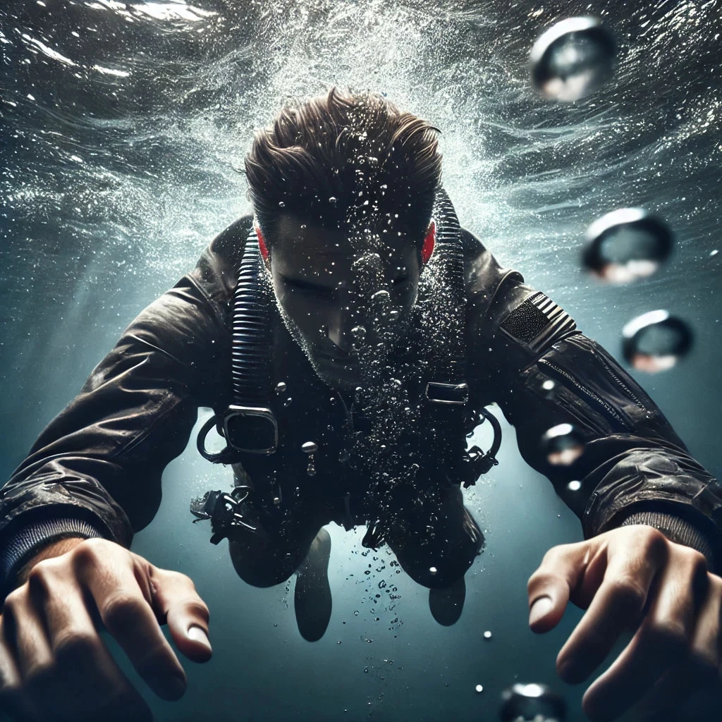 This is very much not Tom Cruise after a generated upside-down sinking pyramid incident