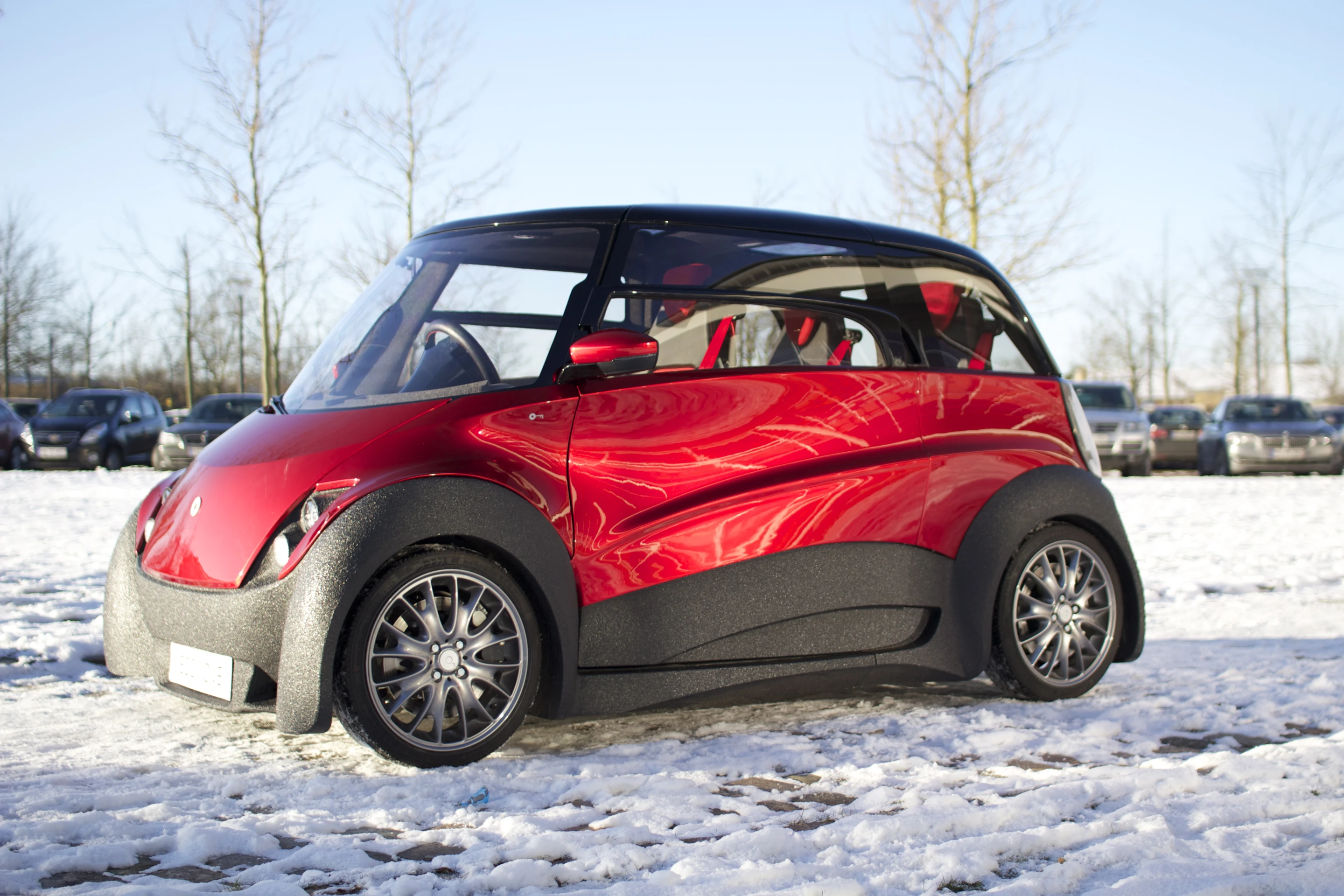 The QBEAK III has been treated to two comfortable passenger seats for demonstration purposes