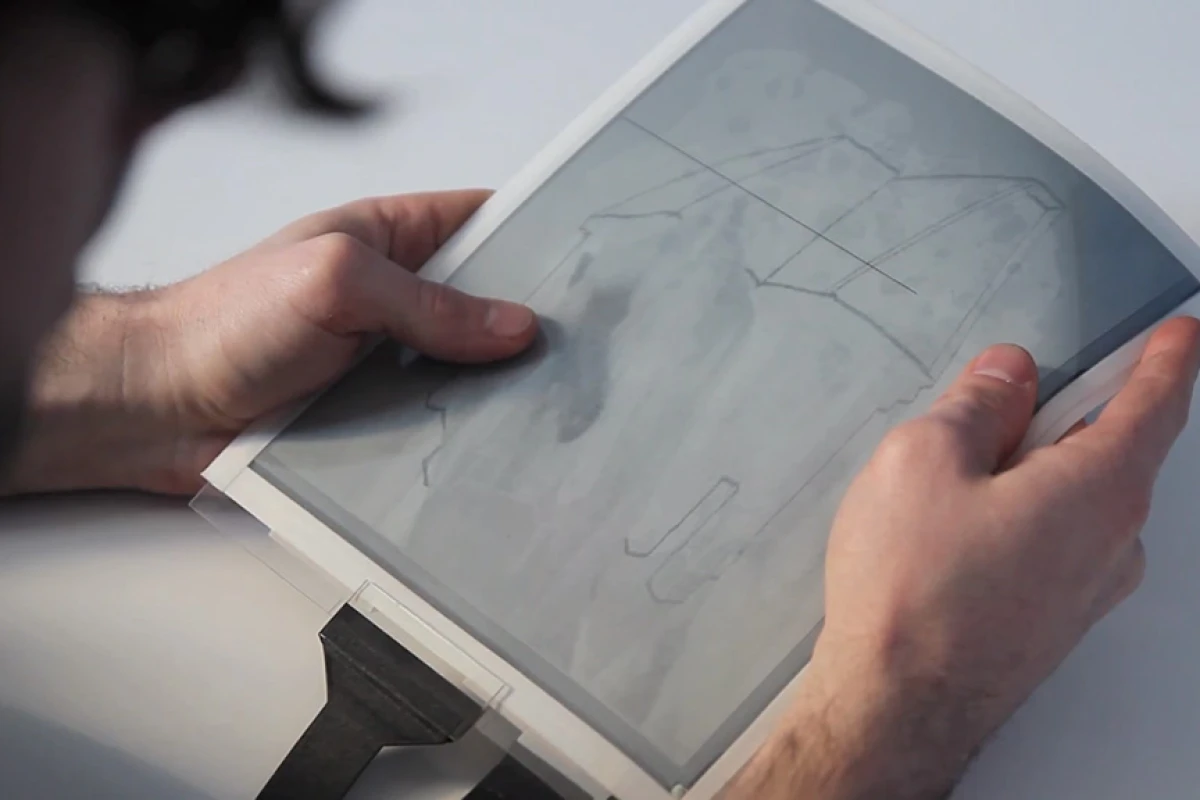 The PaperTab flexible tablet developed at Queen's University