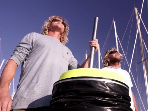Installation in ports and marinas sees this ocean-friendly trash can suck up the surrounding debris and even remove oil from its water