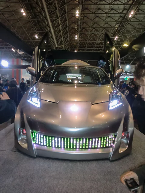 Produced by Obayashi Factory, this Super Leaf won the top award for best Eco car at the show (Photo: Stephen Clemenger/Gizmag.com)