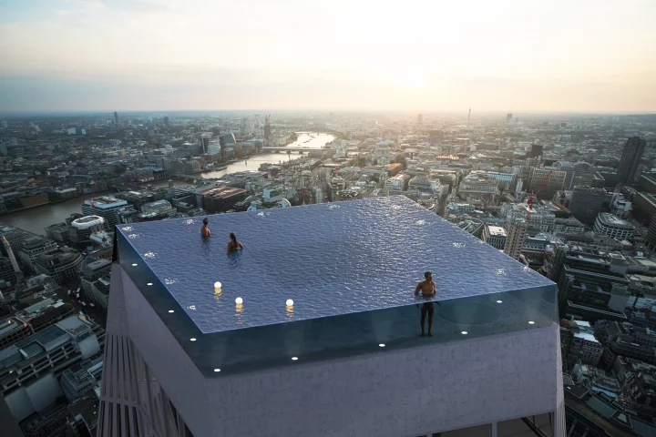 Compass Pools says that construction of its Infinity Pool tower could kick off as early as next year if it can confirm all of its project partners and contractors