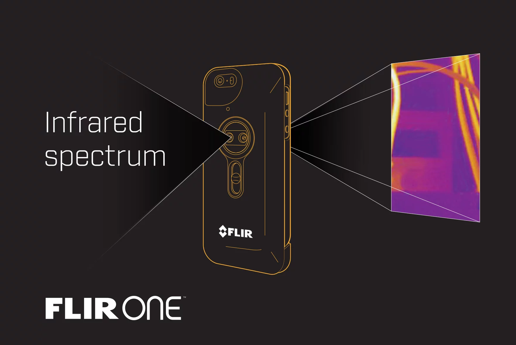 The FLIR ONE gives an iPhone thermal imaging capabilities