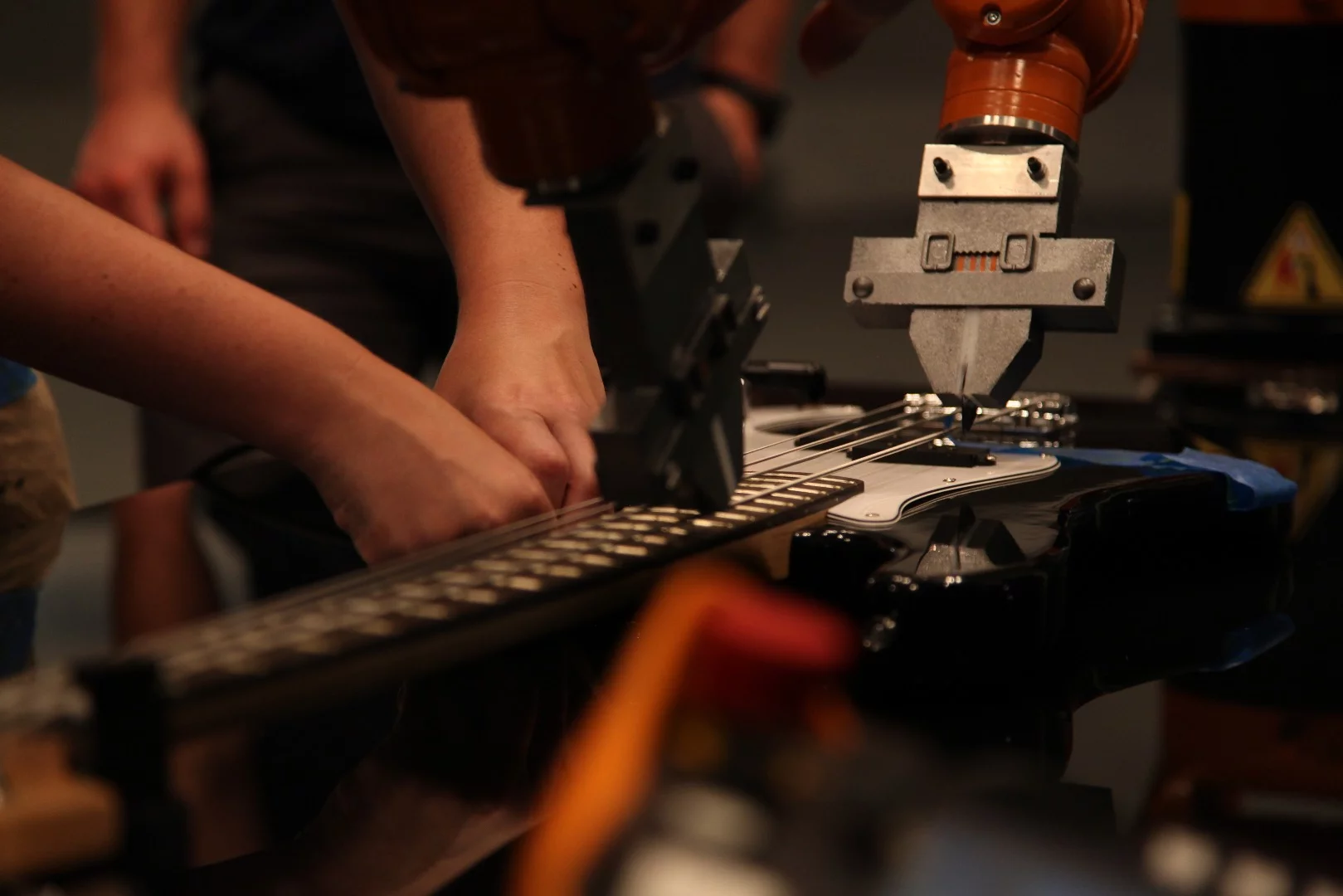 Behind the scenes on the Automatica shoot