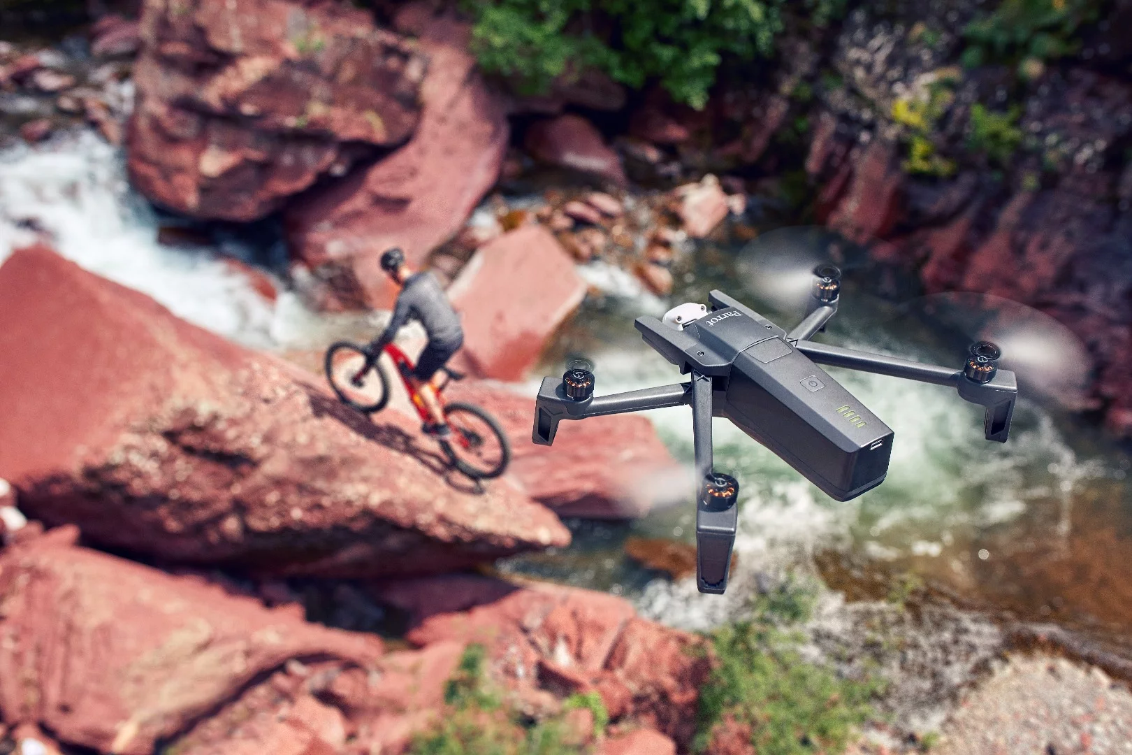 The Anafi camera drone can be set to auto follow
