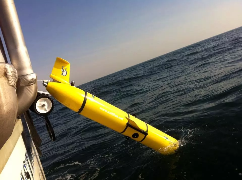 OTIS enters the water