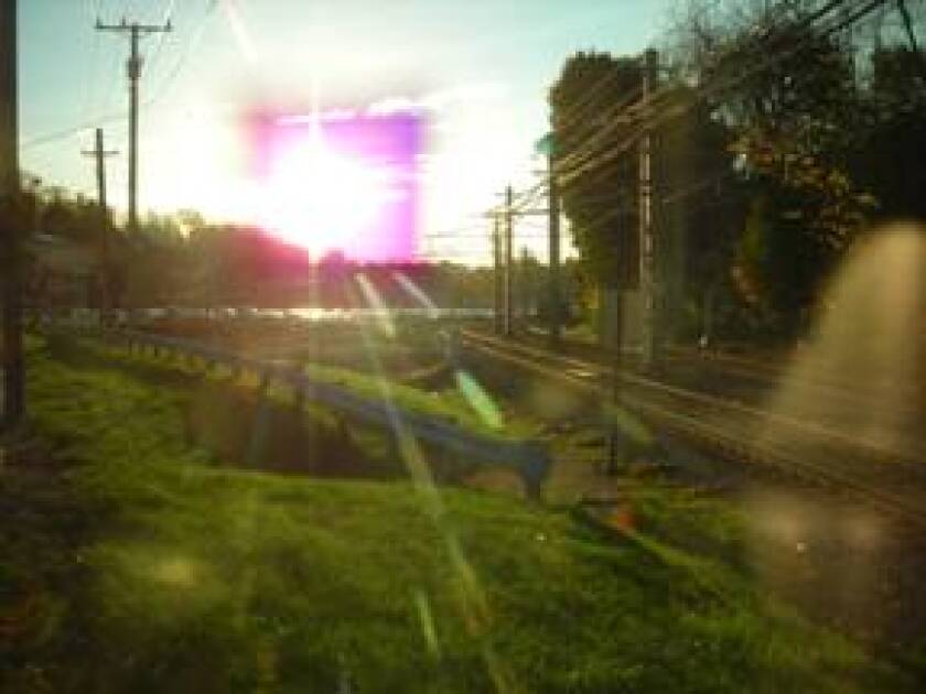 View through the sunglasses with the Dynamic Eye Spot