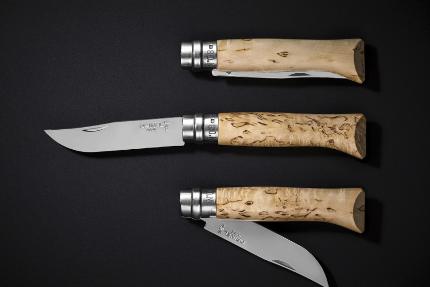 A Nordic Birch Handle Graces the Limited Opinel Folding Knife Opinel