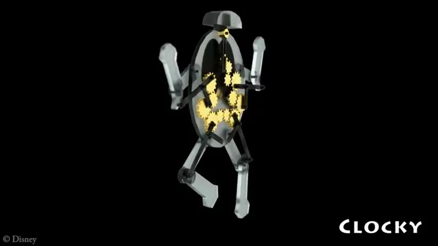 A rear view of Clocky's mechanism (Photo: Disney Research)
