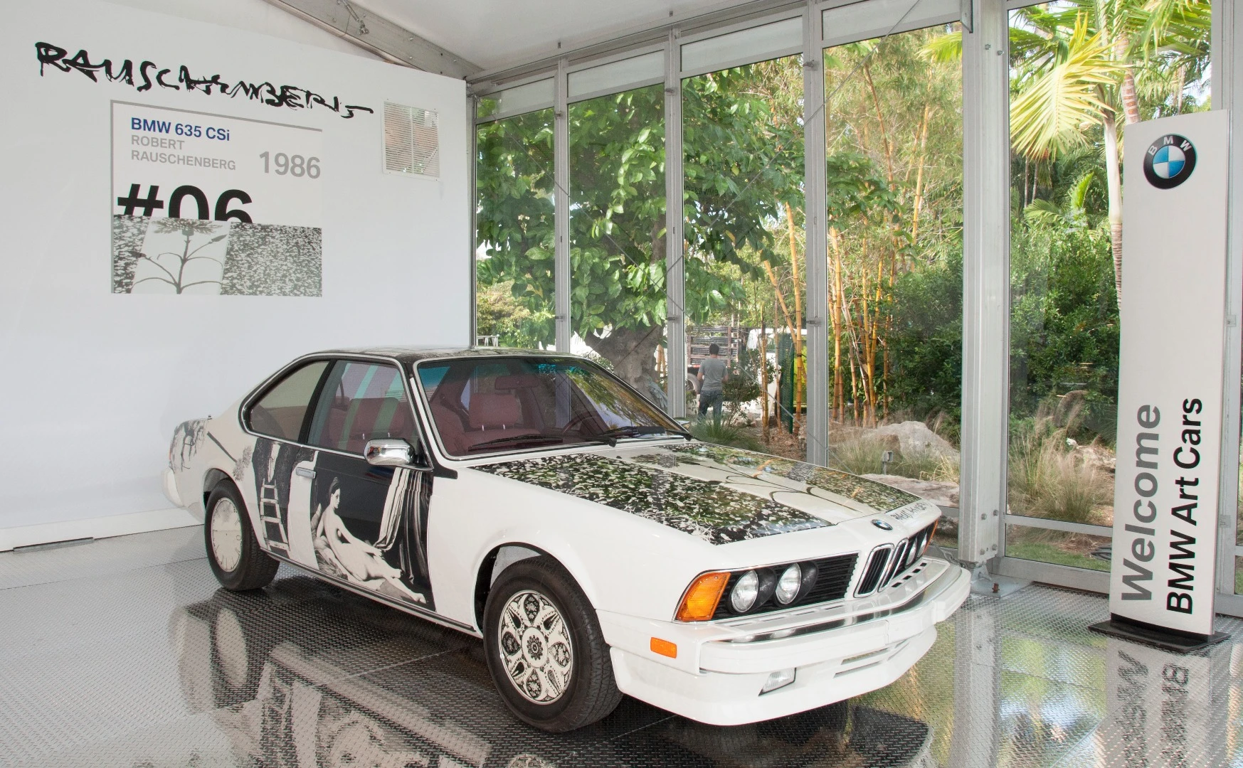 Robert Rauschenburg designed this 635CSi in 1986