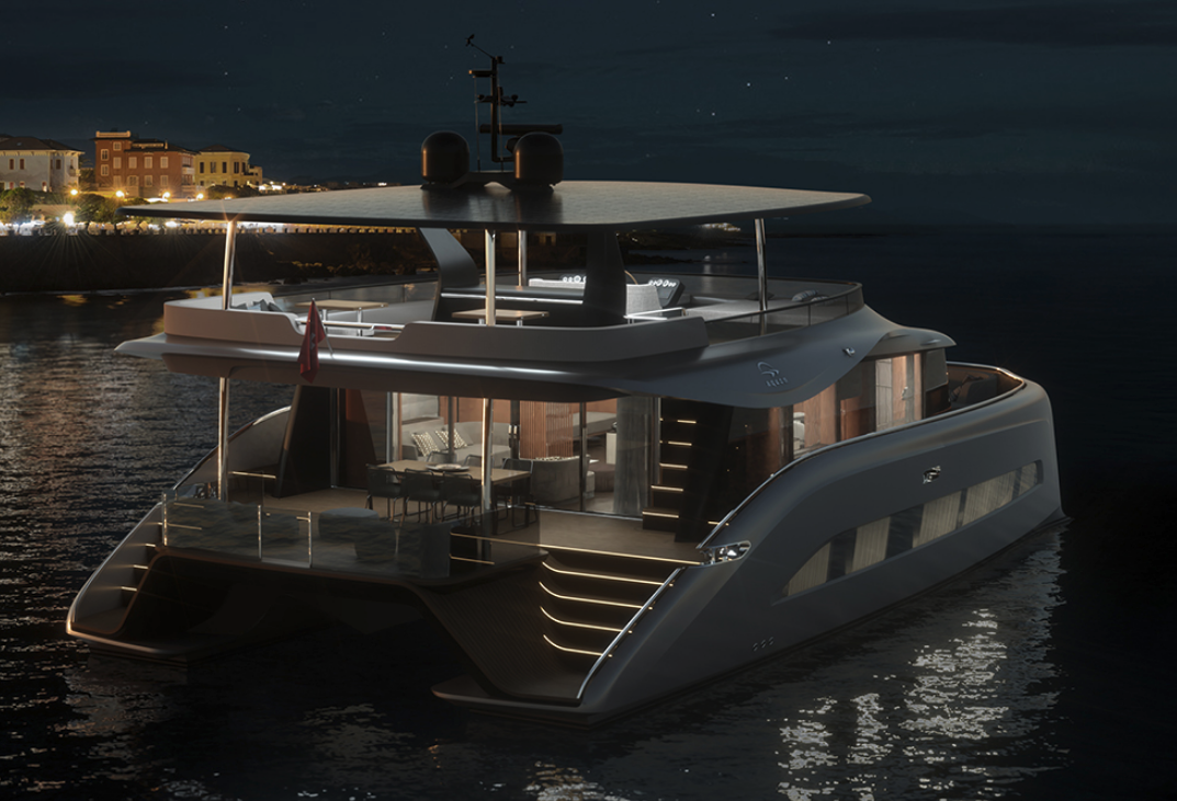 The Aquon One is billed as the world's first solar-hydrogen yacht