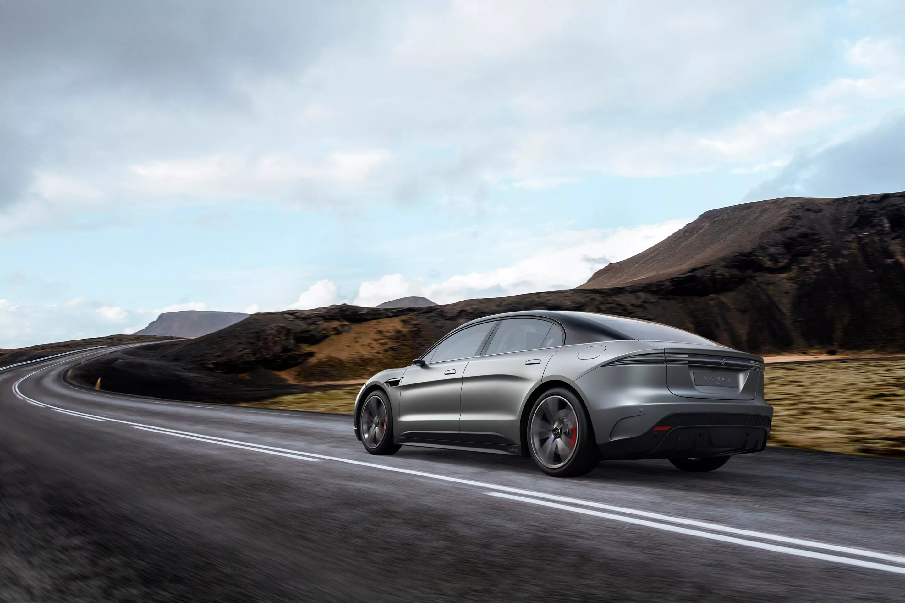 The Sony Vision S concept car