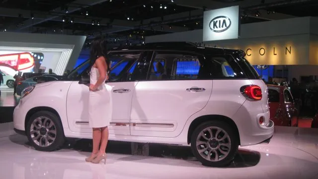 The Fiat 500L, at the LA Auto Show this week
