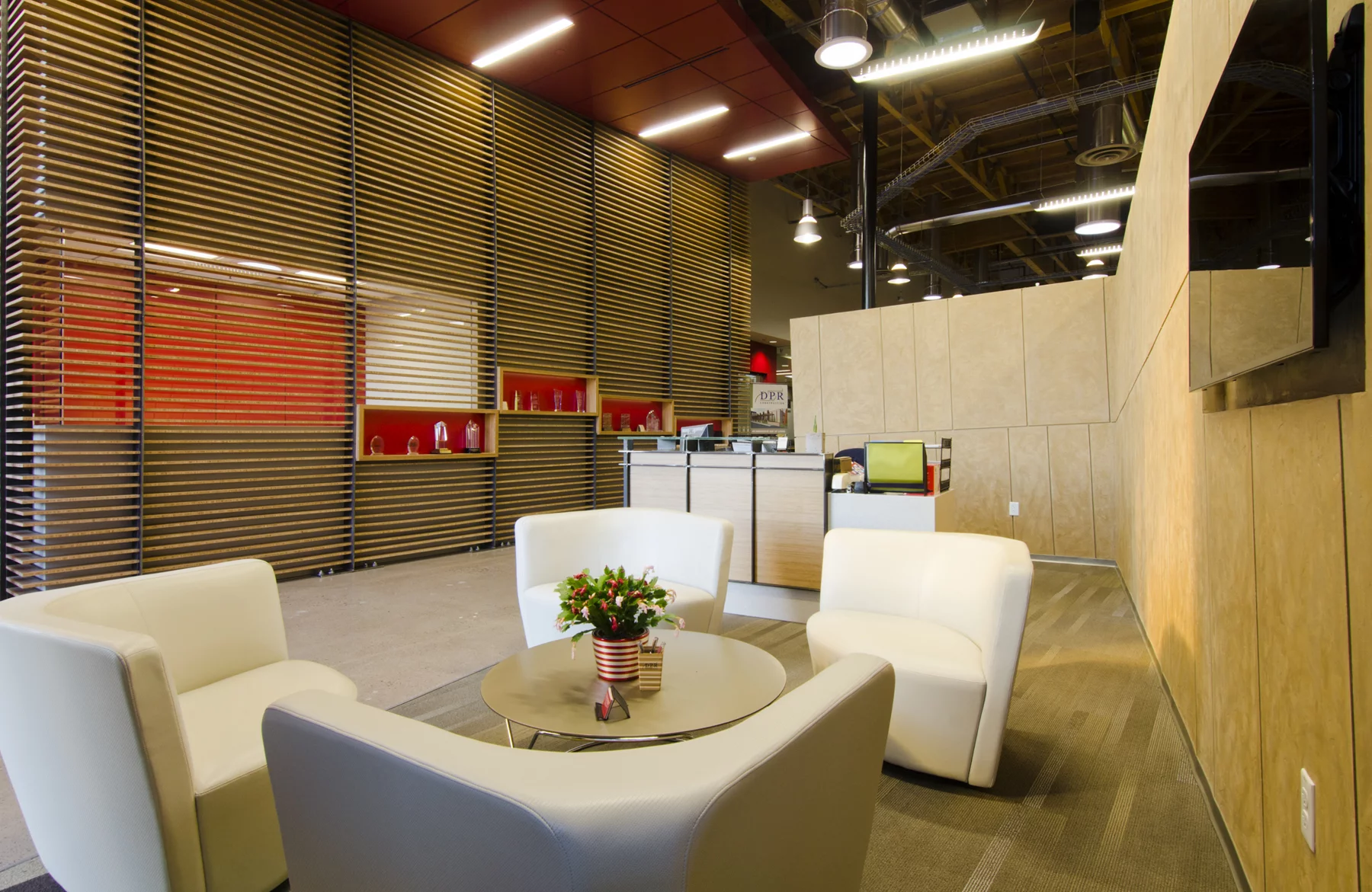 12 low-energy fans facilitate airflow around the office (Photo: Gregg Mastorakos)