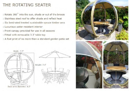 Rotating Seater by Ornate Garden
