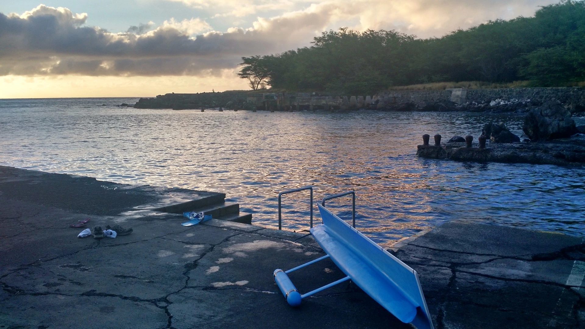 The SeaCharger takes a well-earned rest after its epic 2,413 mile solo voyage from California to Hawaii