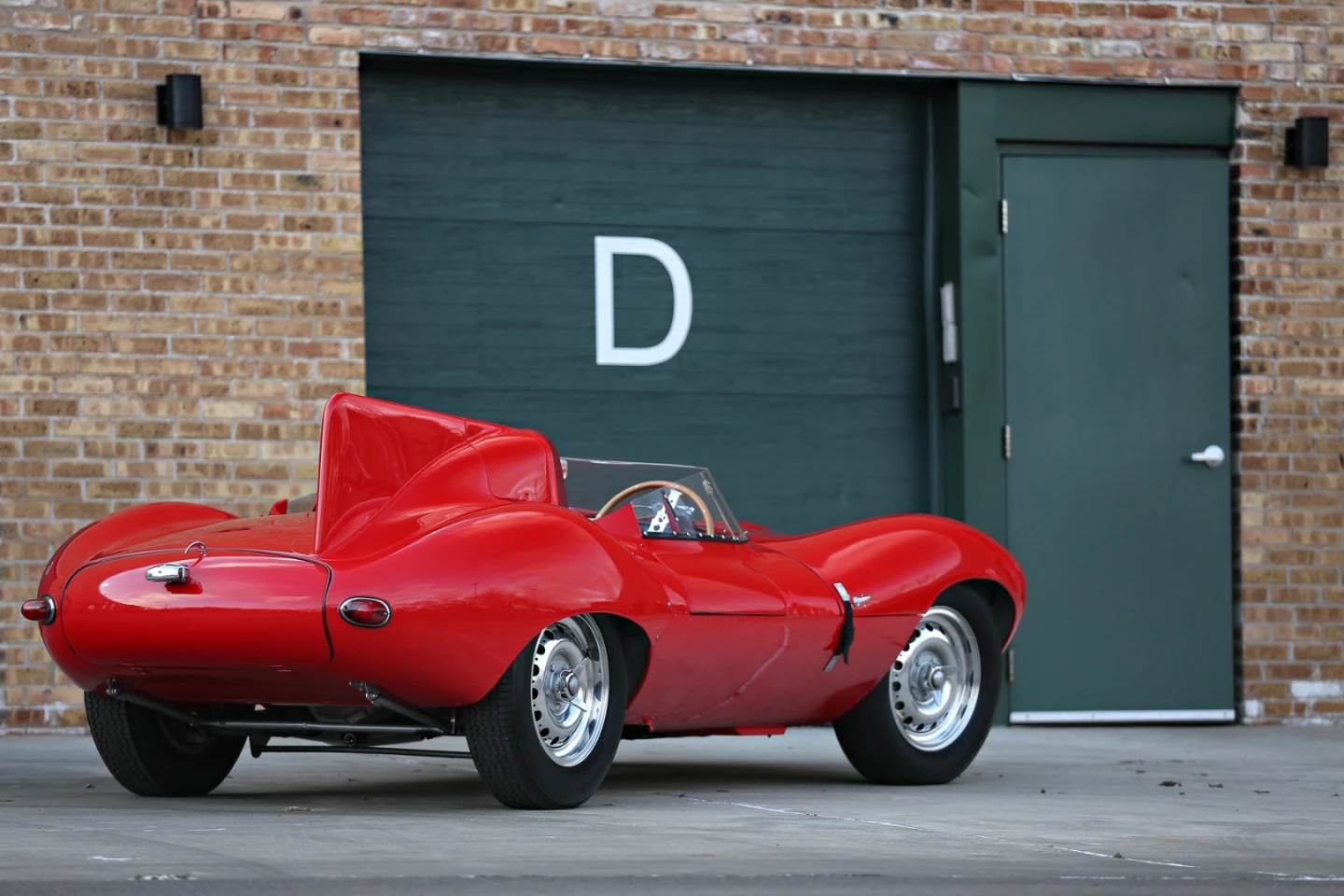 The 1956 Jaguar D-Type at Gooding & Co is a very pretty car, but fell $2.15 million short of its lower estimate.The car is still available by negotiation.