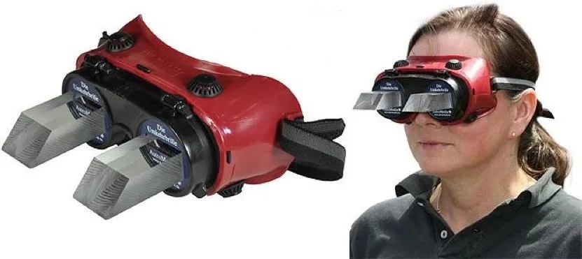 Reversing Goggles allow you to see the world upside-down or reversed left-to-right