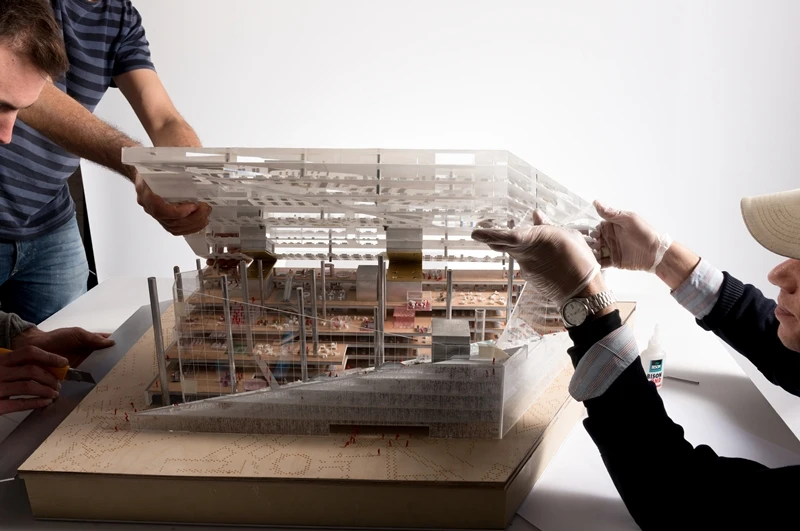 The competition was contested amongst 18 architecture firms (Image: OMA)