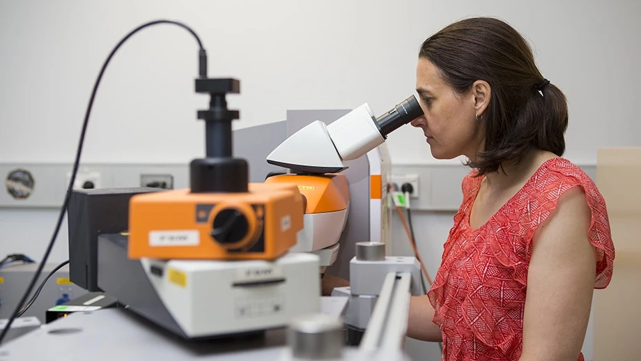 ANU Associate Professor Jodie Bradby in the lab