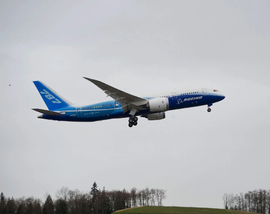 Boeing 787 Dreamliner first flight (Photo: Boeing)