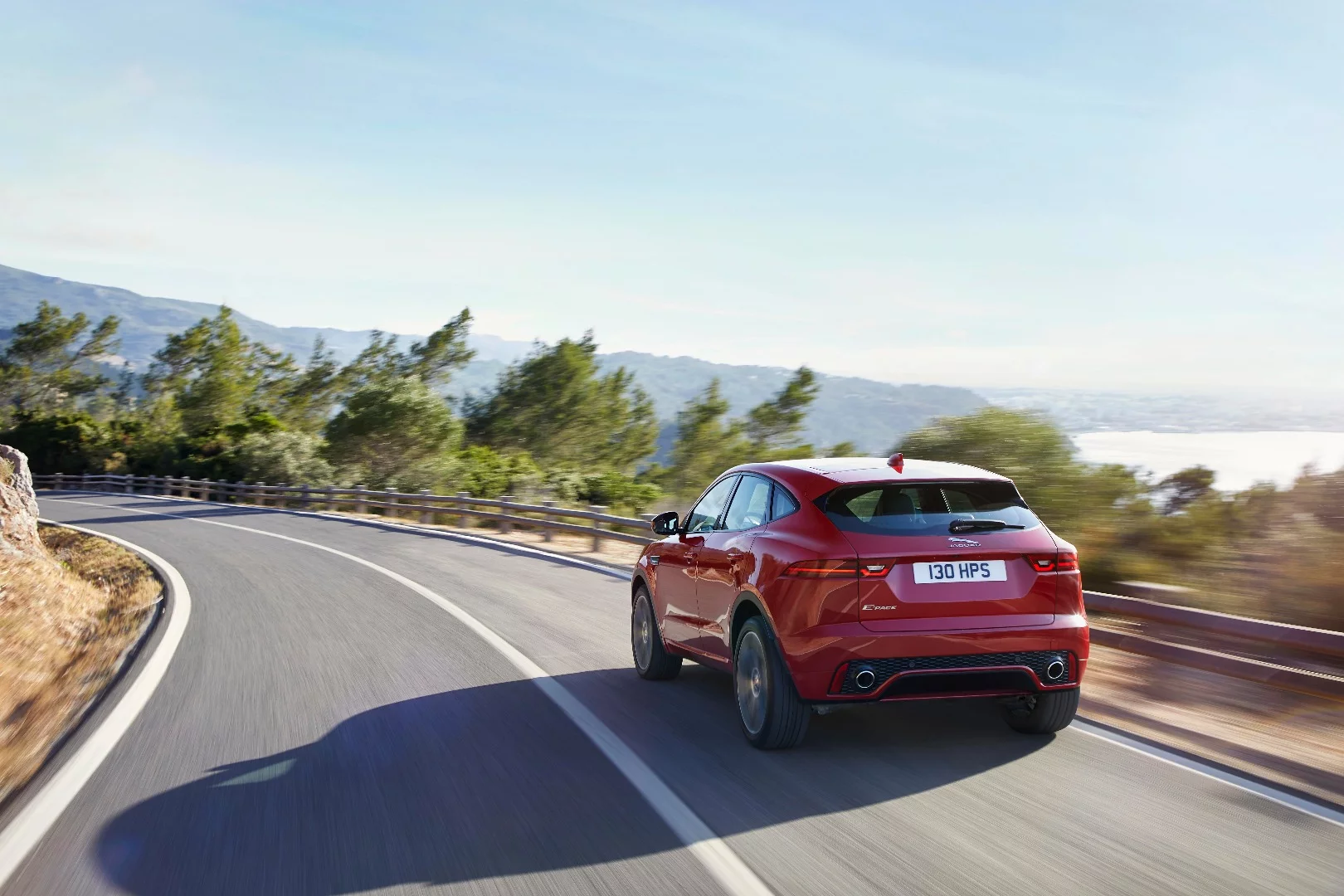 The top-level E-Pace can sprint from 0 to 60 mph in under 6 seconds