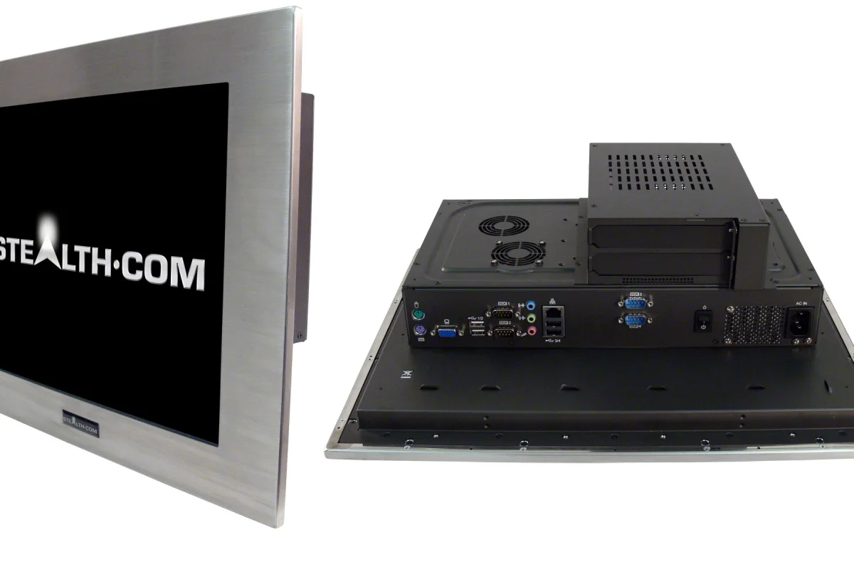 Stealth Computer has taken some of its rugged industrial PC know-how and developed an all-in-one solution for interactive kiosks, outdoor computing, or marine, aviation, security and industrial environments